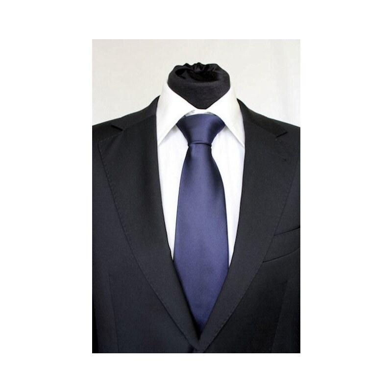 Šperky LAFIRA Style Pánská tmavě modrá klasická kravata 897
