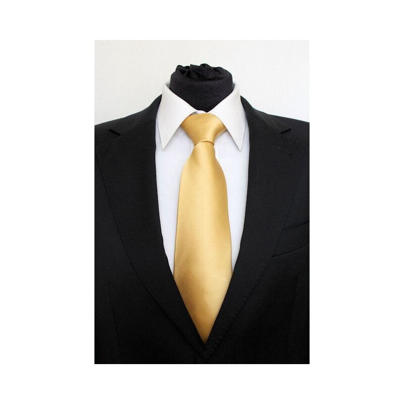 Šperky LAFIRA Style Pánská zlatá klasická kravata 905