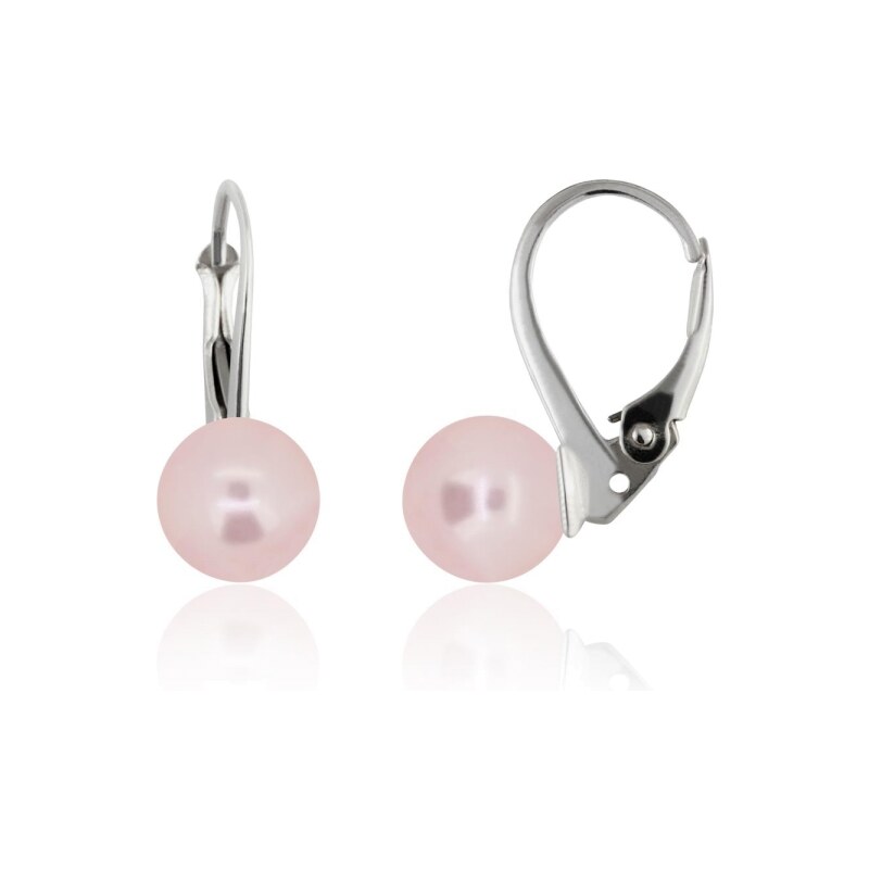 Šperky LAFIRA Style Stříbrné náušnice perly Rose