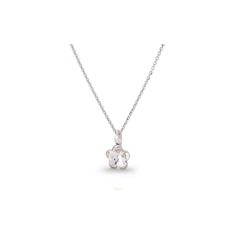 Šperky LAFIRA Style Stříbrný přívěsek Flowers Crystal