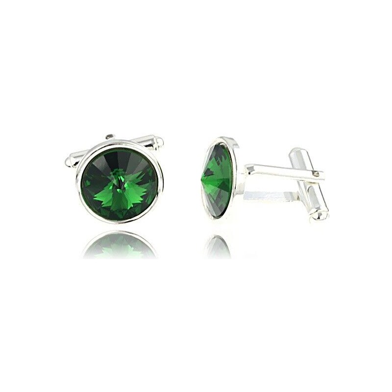 Šperky LAFIRA Style Manžetové knoflíky Rivoli Dark Green