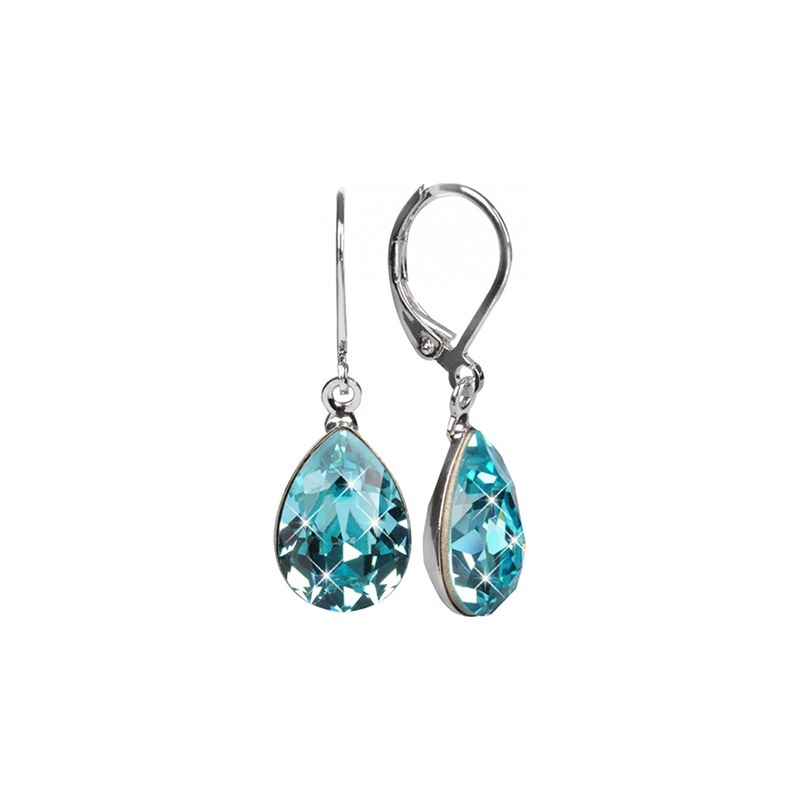 Šperky LAFIRA Style Visací náušnice Pear Light Turquoise