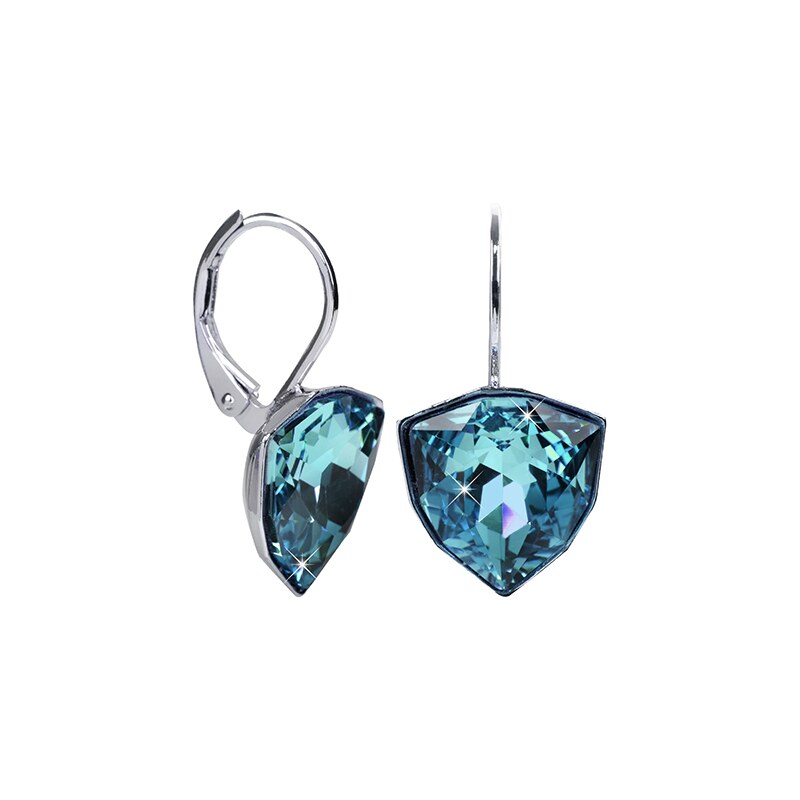Šperky LAFIRA Style Náušnice Trilliant Aquamarine