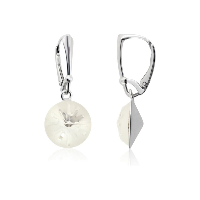 Šperky LAFIRA Style Stříbrné visací náušnice Sea Urchin Crystal