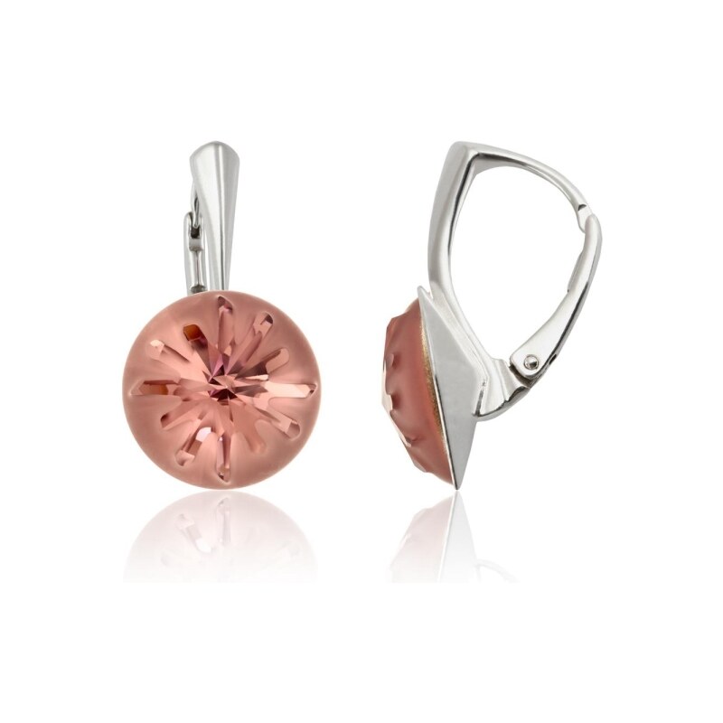 Šperky LAFIRA Style Stříbrné náušnice Sea Urchin Blush Rose