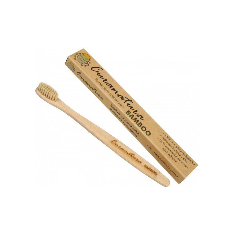 Curanatura Zubní kartáček Bamboo extra soft jemný