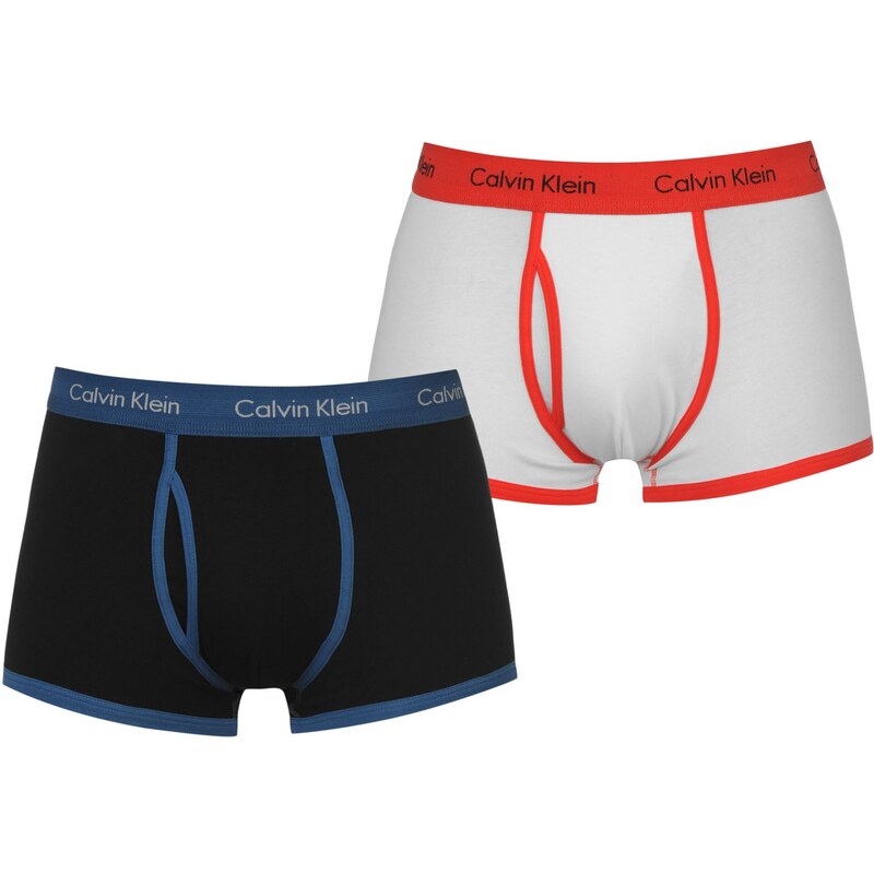Boxerky Calvin Klein 2 Pack 365 Blk/Blu/Wht/Red