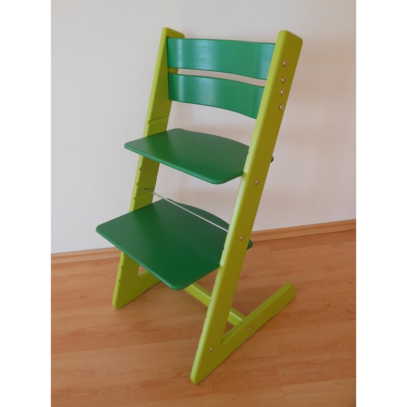 Jitro Dětská rostoucí židle klasik zeleno-zelená Barva sedáku: Žlutý s myškami