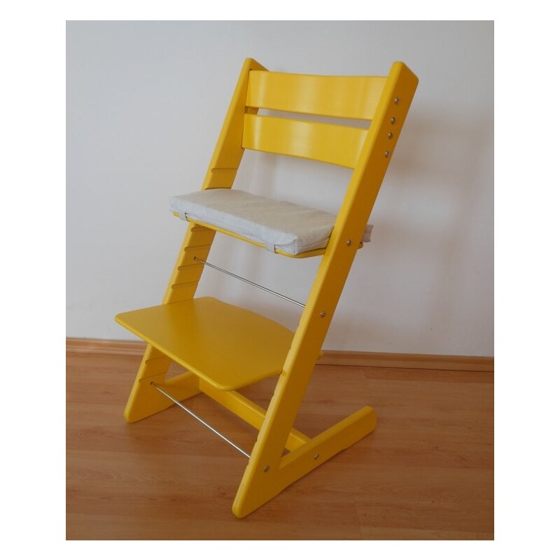 Jitro Dětská rostoucí židle klasik žlutá Barva sedáku: Zelenkavý