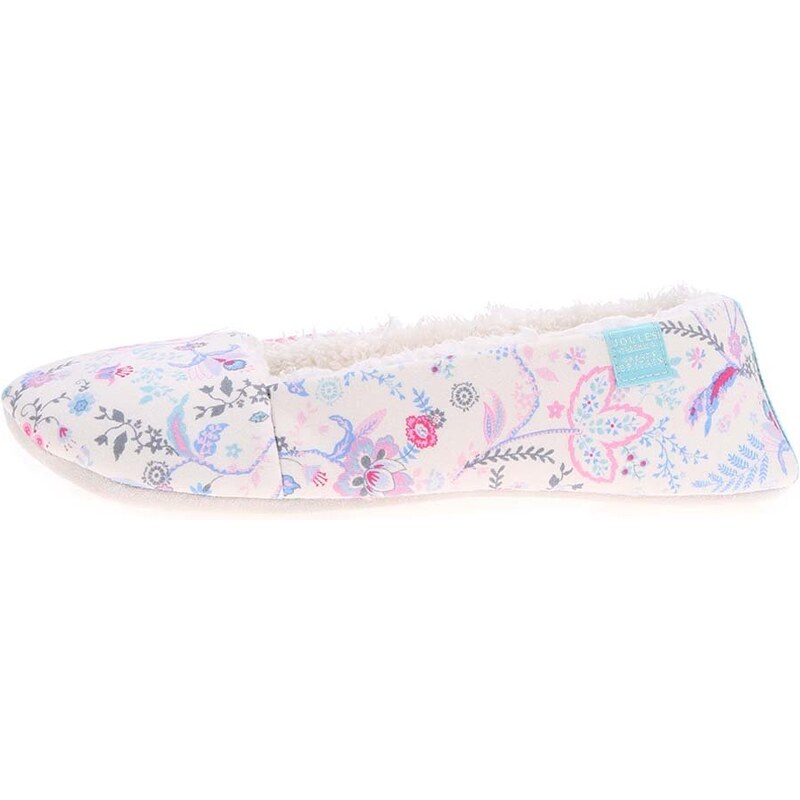 Krémové papuče s květy Tom Joule Dreama