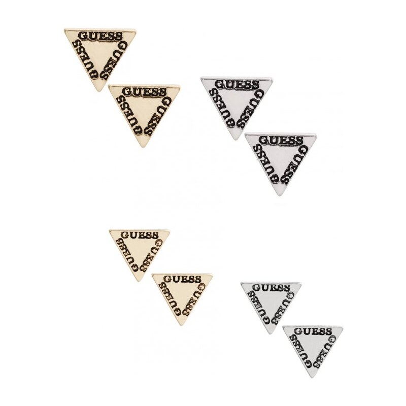 GUESS Dámský set náušnic Triangle Logo - multi