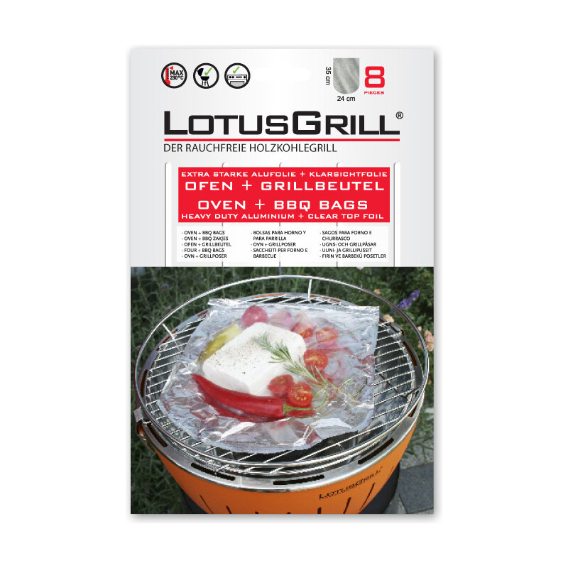 Speciální sáček na grilování LotusGrill (balení 8 ks)