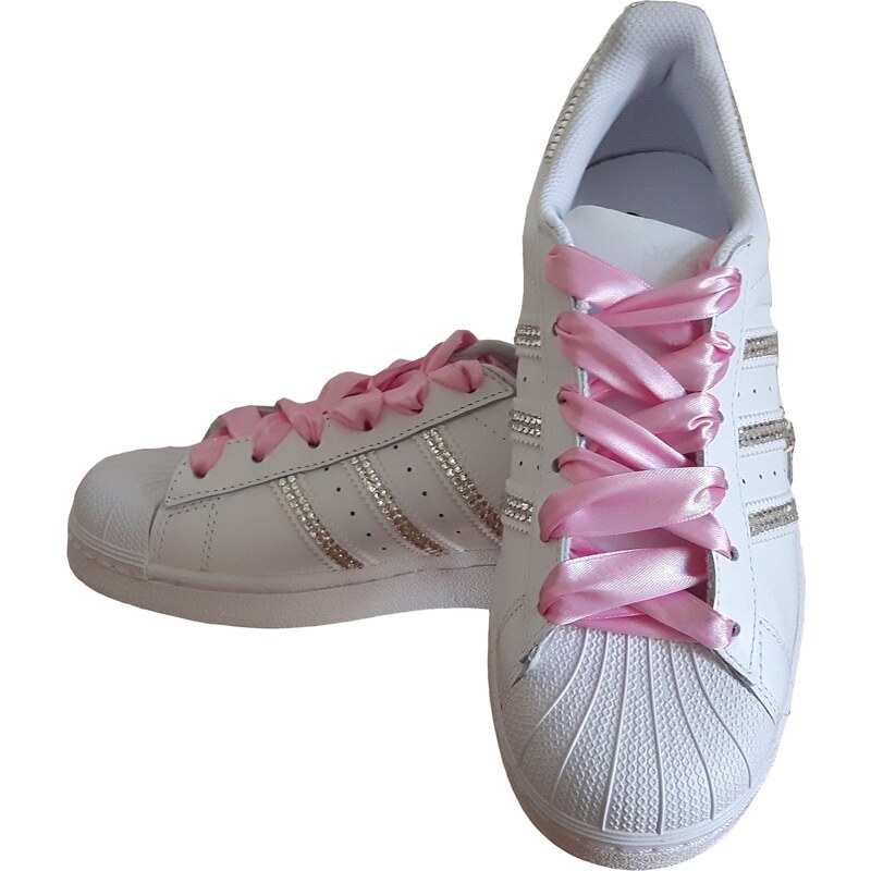 Adidas Superstar Foundation SparkleS White Clear/Pink