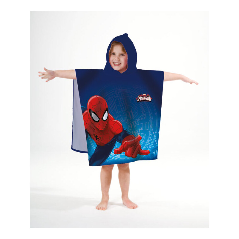 CTI Plážové pončo Spiderman bavlna- froté 60x120 cm