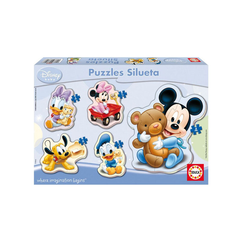 Educa Baby puzzle Mickey Mouse 5v1 3-5 dílků