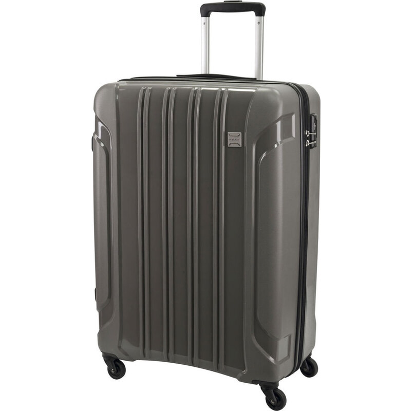 JOUMMABAGS Cestovní kufr ABS MOVOM Grey 55 cm