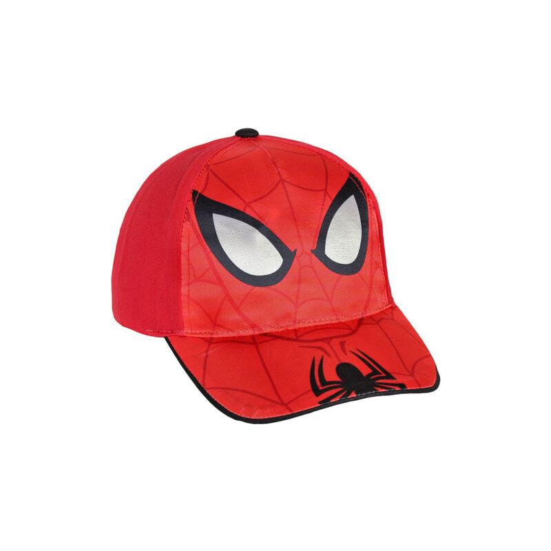 Kšiltovka Spiderman červená vel. 52