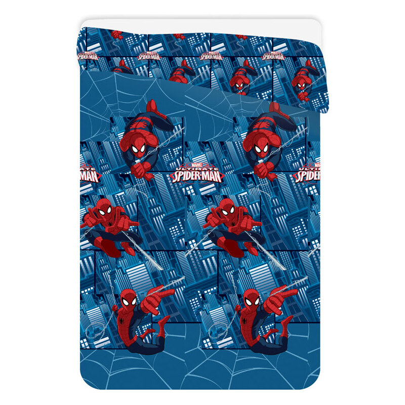Letní prošívaná deka Spiderman Ultimate 180/260 cm