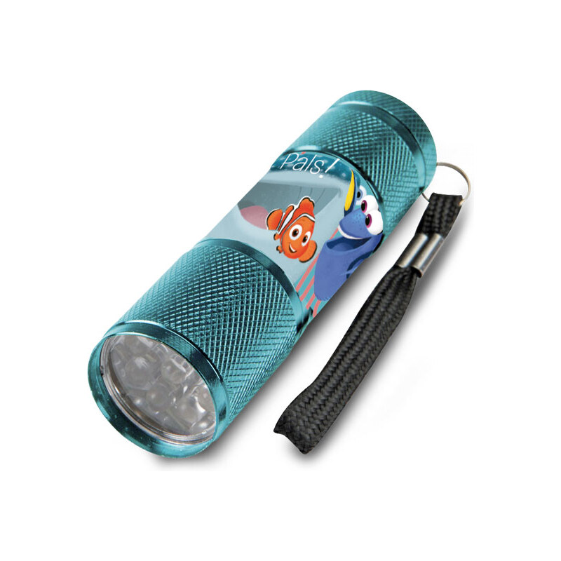 Euroswan Dětská hliníková LED baterka Hledá se Dory Alu 9x2,5 cm