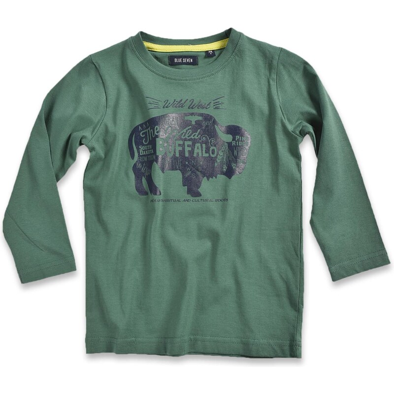Blue Seven Chlapecké tričko Buffalo - tmavě zelené