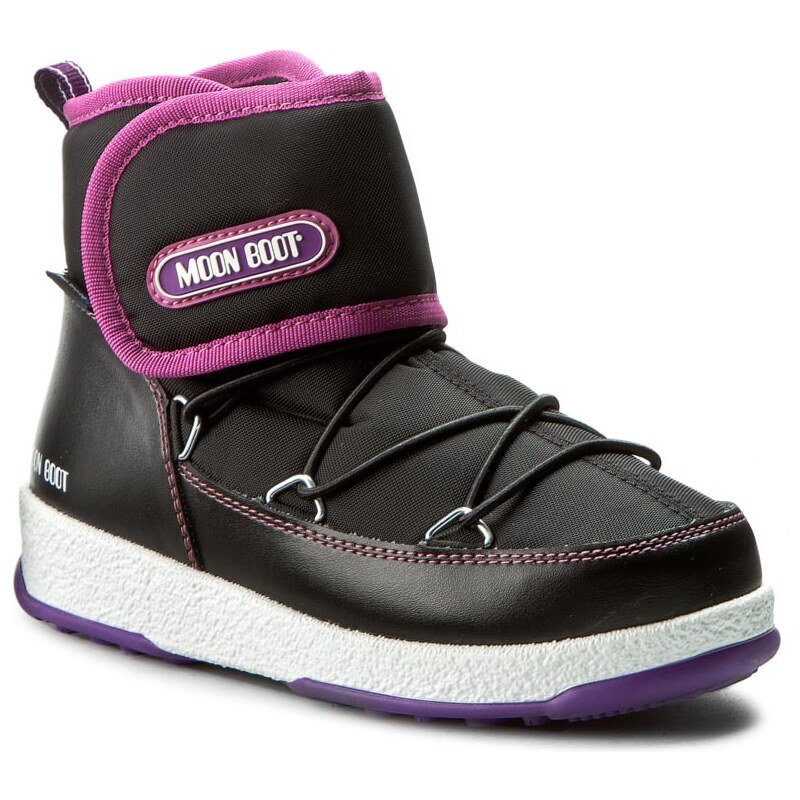 Sněhule MOON BOOT - W.E. Jr Strap Wp 34050900005 Nero/Orchidea