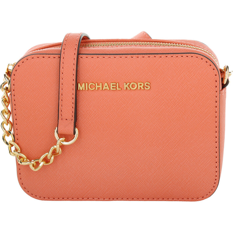 Michael Kors Jet Set Travel Crossbody Pink Grapefruit