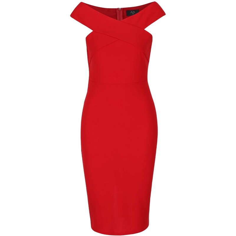 Červené přiléhavé šaty AX Paris