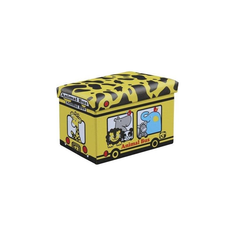 Halmar Dětský úložný box Žirafa, 48x32x32 cm - žlutý