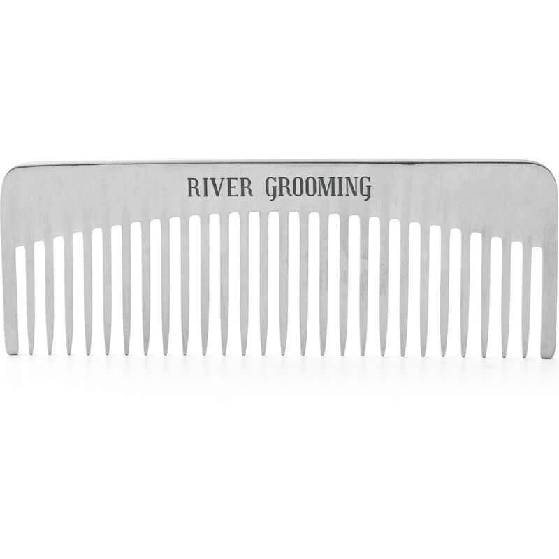 River Grooming Jednoduchý ocelový hřeben s řídkými zuby O7-6-7865