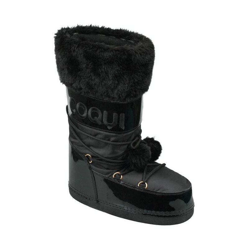 Coqui Černé dámské sněhule Snowboot Tuva 56198 Black 100161