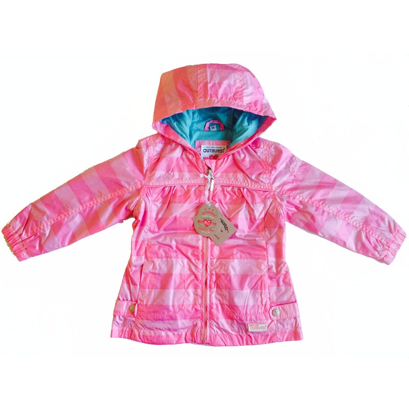 Nickel Sportswear Dětská růžová pruhovaná bunda Outburst