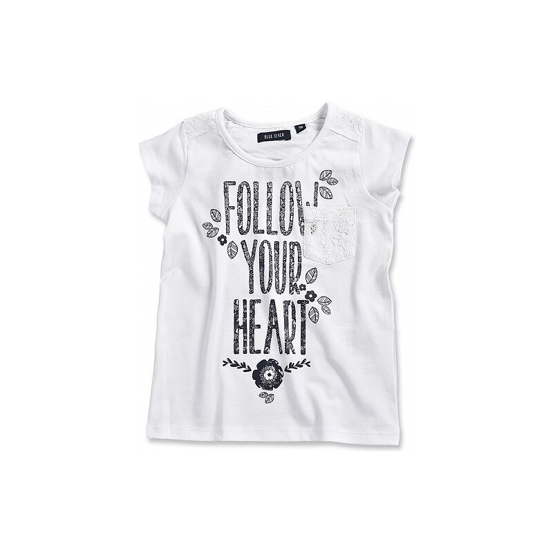 Blue Seven Dětské tričko Sunshine s nápisem Follow your heart