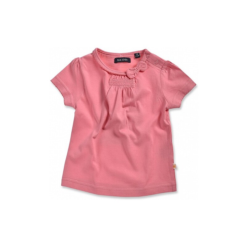 Blue Seven Dětské růžové tričko s mašličkou