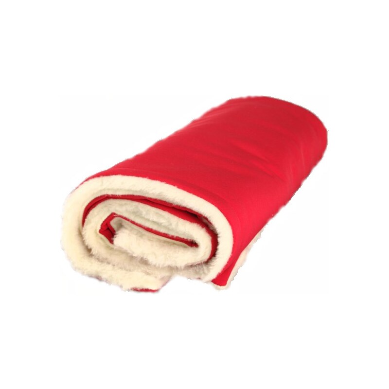 Kaarsgaren Zimní deka merino červená