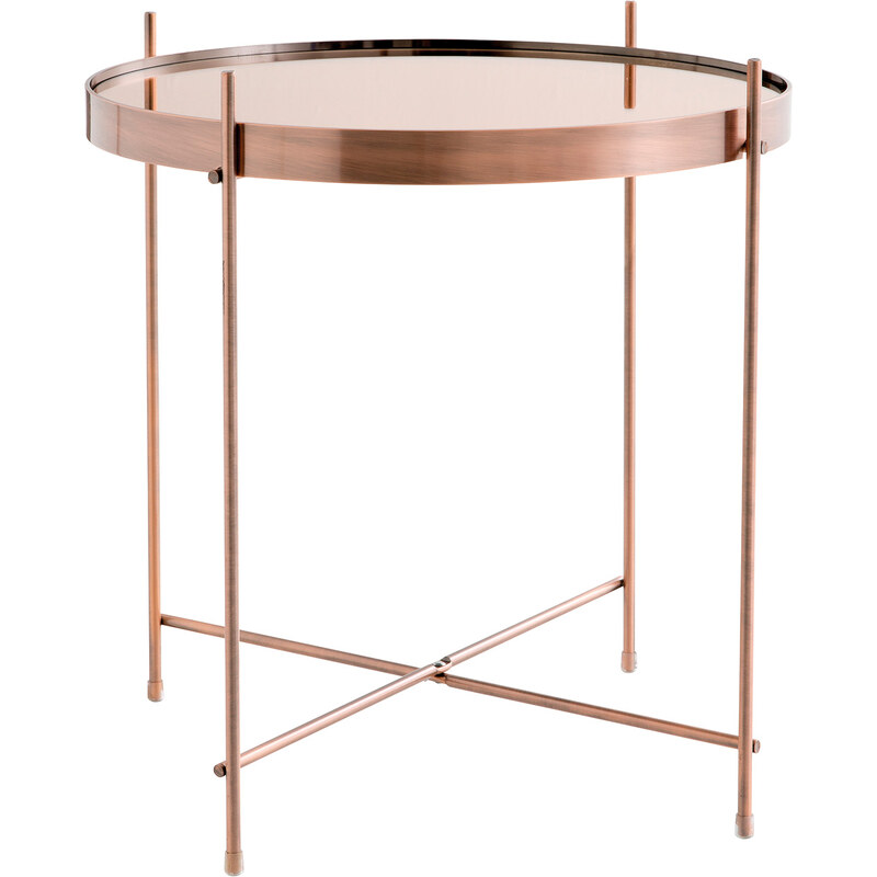 VÝPRODEJ Konferenční, odkládací stolek Cupid Copper Zuiver