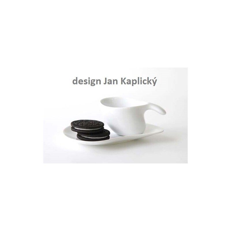 Bettina porcelánový podšálek - design Jan Kaplický pro ALESSI