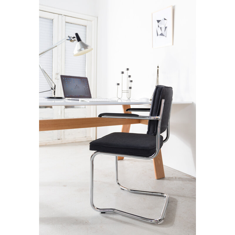 Jídelní, kancelářská židle RIDGE KINK VINTAGE s područkou Zuiver