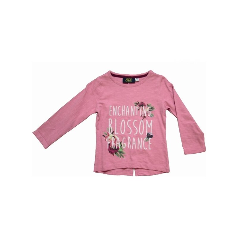 Carodel Dívčí tričko s rozparkem - růžové