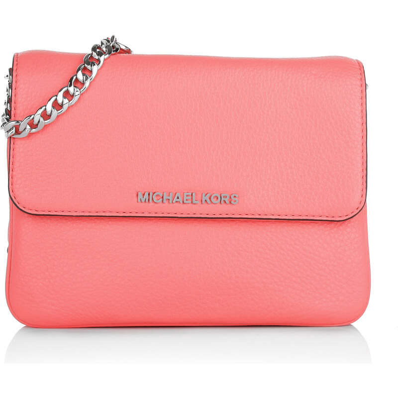Michael Kors Bedford Double Gusset Crossbody Coral
