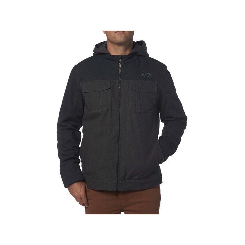 Pánská zimní bunda Fox Straightaway jacket heather black L