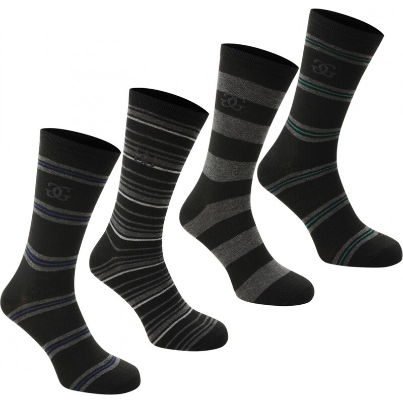 Giorgio 4 Pack Striped Socks, -