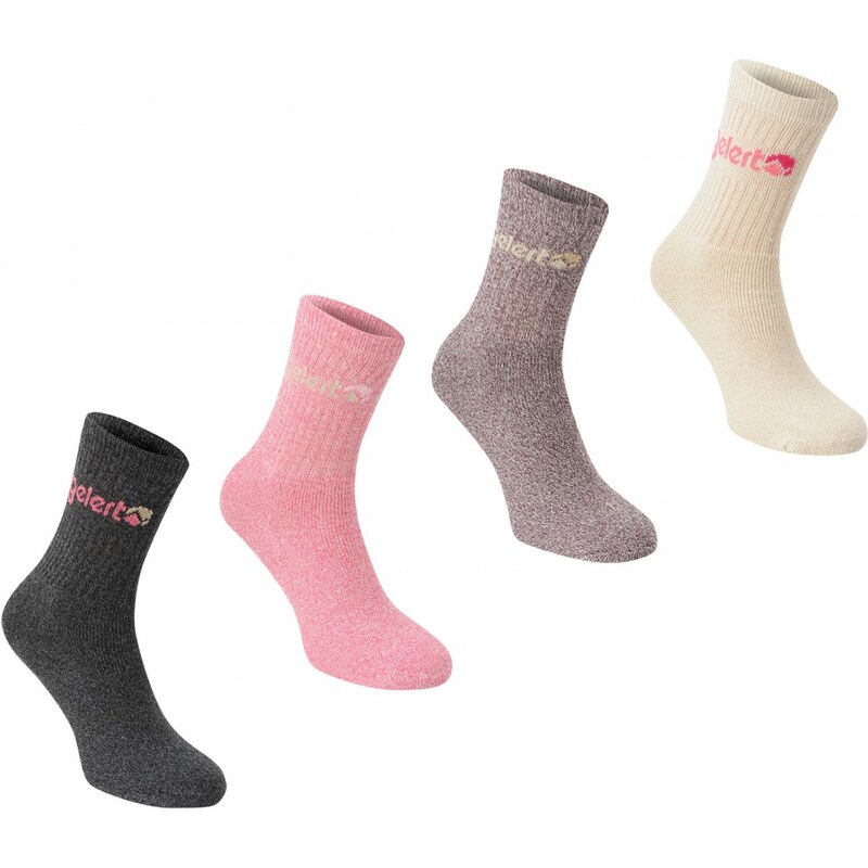 Gelert Walking Boot Sock 4 Pack, pink