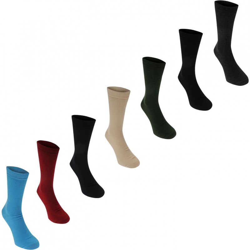 Kangol Formal 7 Pack Socks, shades