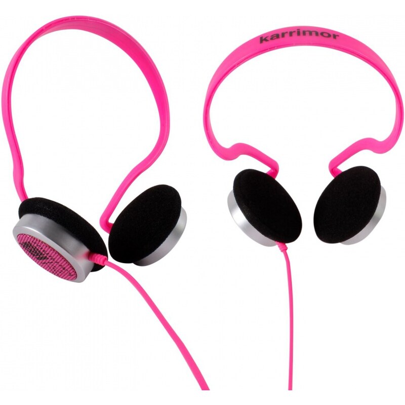 Karrimor Back Neck Headphones, fluo pink