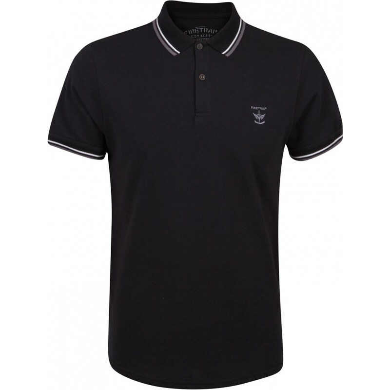 Firetrap Lazer Slim Fit Polo Shirt, navy