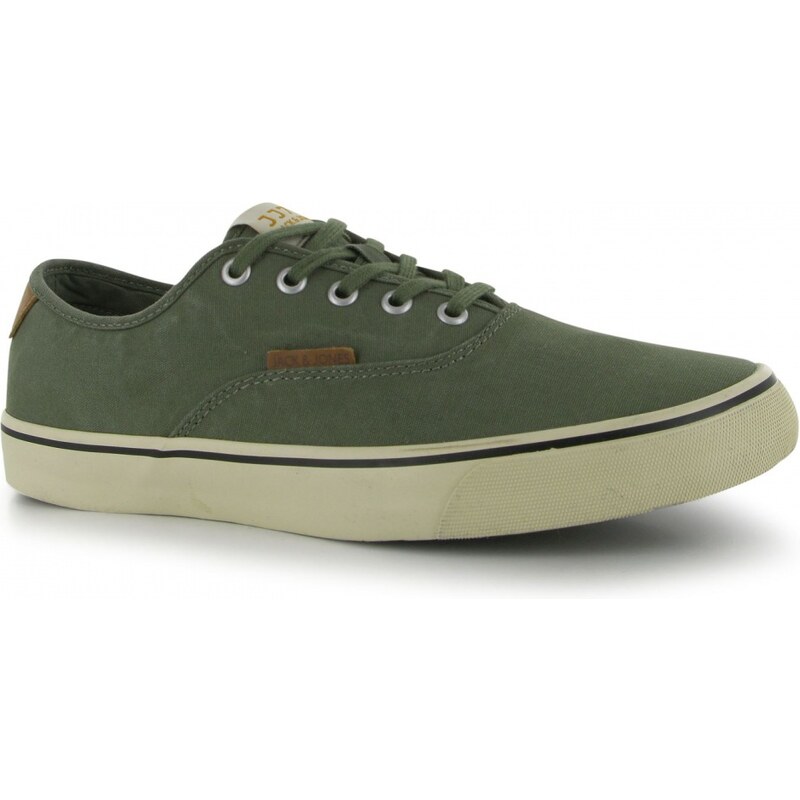 Jack and Jones Surf Low Canvas Shoes, deep green