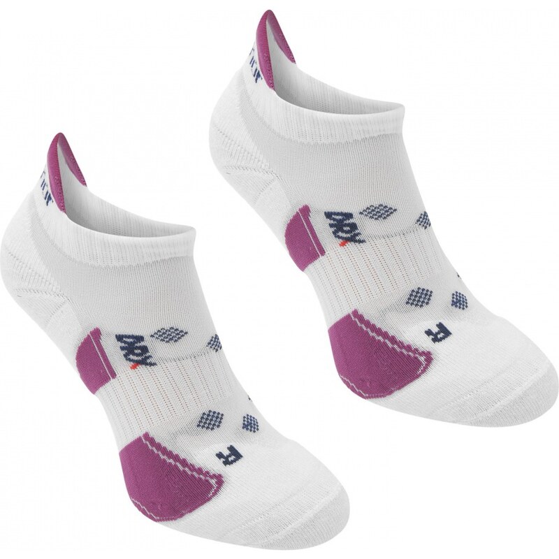 Karrimor 2 pack Running Socks Ladies, white/berry