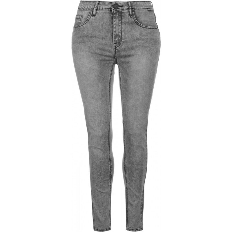 Firetrap Blackseal Naomi Skinny Womens Jeans, mid grey