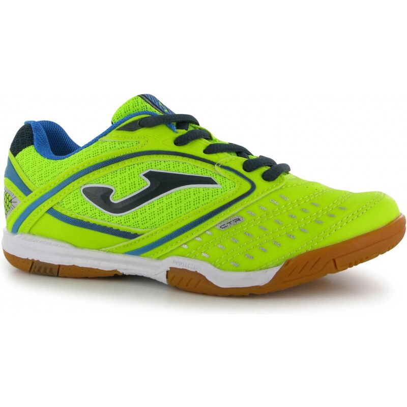 Joma Dribbling Junior IN Football Trainers, fluyellow/blue