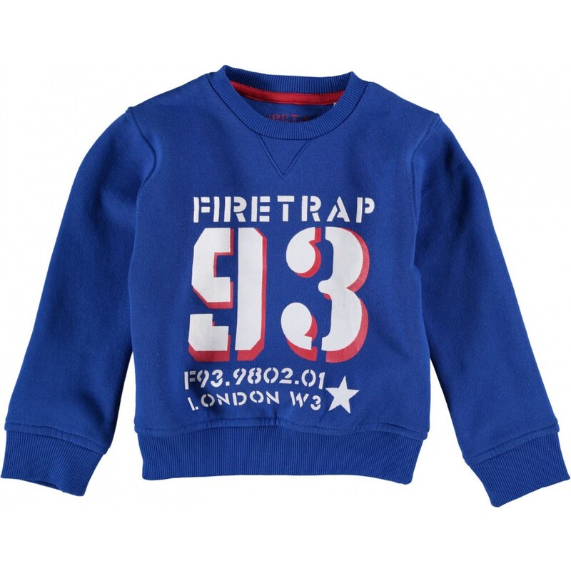 Firetrap Crew Sweater Child Boys, snorkel blue